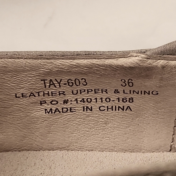 EUC ALEGRIA TAYLOR STONE WALL LOAFERS TAUPE BROWN SIZE 36 - Picture 11 of 14